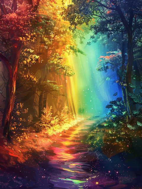 Chitrmela an image of the rainbow that appears over the forest i b2acdb6d b87b 4423 9cf6 dce4d8e30f40 1