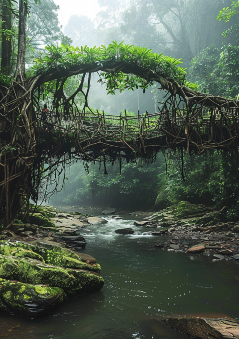 Chitrmela Living roots bridges in Meghalaya India are visually s 370bcd23 f15f 408f a834 58c8246a49fe 1