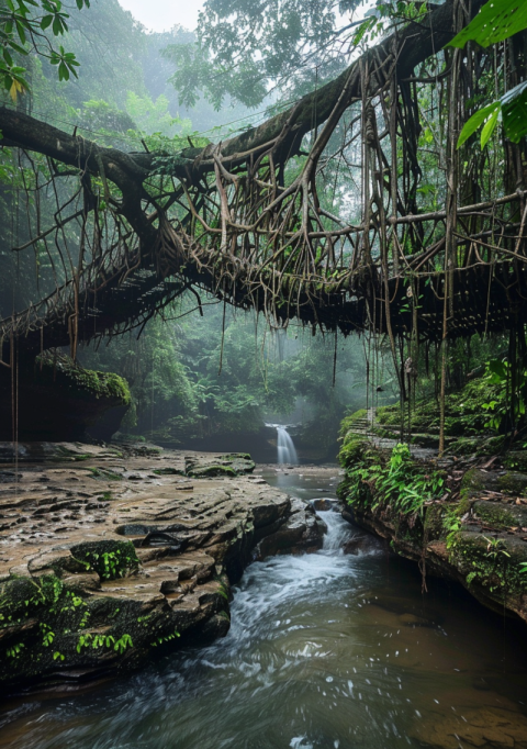 Chitrmela Living roots bridges in Meghalaya India are visually s 370bcd23 f15f 408f a834 58c8246a49fe 2