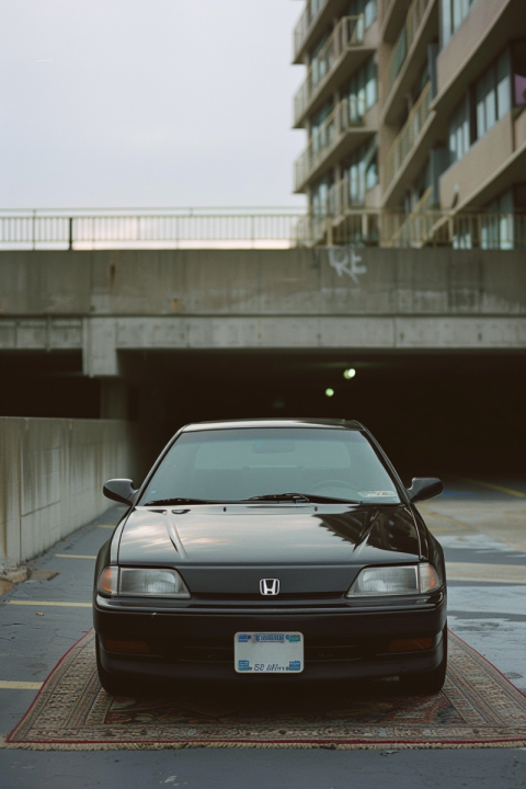 Chitrmela 35mm landscape photo of a Black Honda Civic 1992 on th 6c80d30d 82dd 492c 834d 7ac620aab214 2