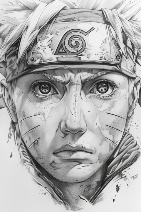 Chitrmela A upper body portrait sketch of the NarutoStrong black 50af936e ef90 4dae 90b1 fe7adfa99933 0