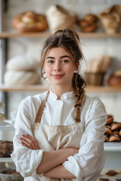 Chitrmela Portrait of woman baker bakery shop owner profile conc 18ae70c9 d506 4b5c a294 f50c8b4d3572 2