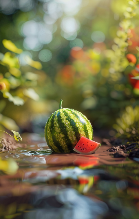 Chitrmela Hot summer big watermelon photography river in the mid af0fea7c f315 4427 8310 54e4273ef372 3