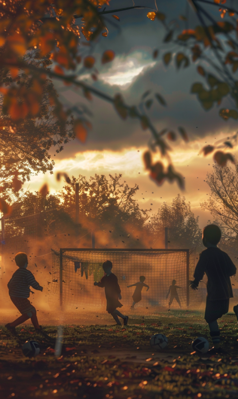 Chitrmela a nice scene at a regional soccer pitch sunset autumn  002e75d7 194f 4a15 846f 843a207e47f0 2