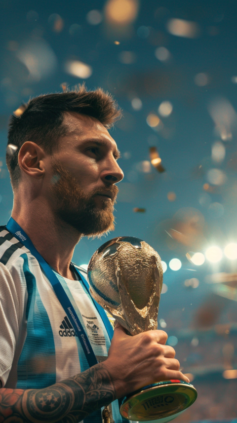 Chitrmela cinematic style thumbnail with leo messi standing on t 2a395599 647b 4d0e a698 d66b19486250 3