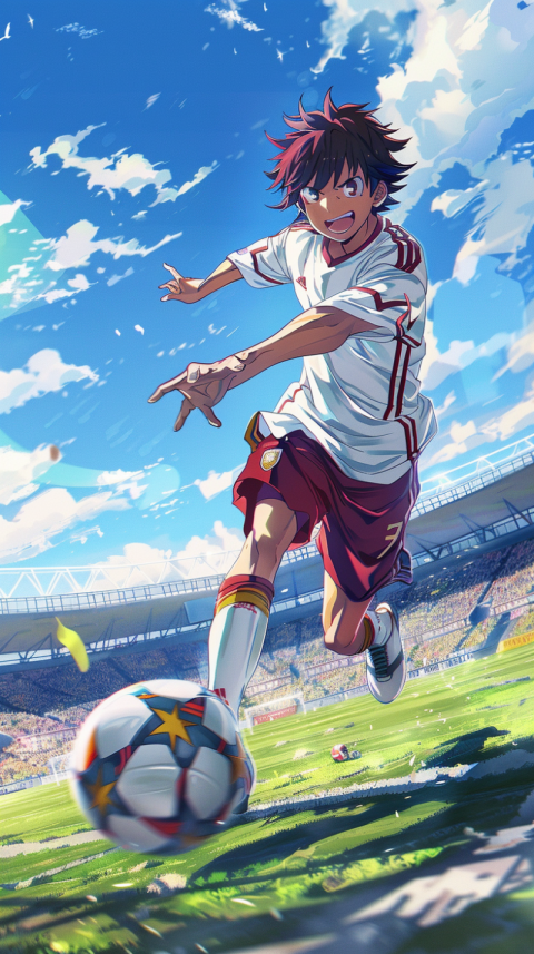 Chitrmela friendship games football match anime style background 676580c1 65e7 4aee b611 8385c555c914 2