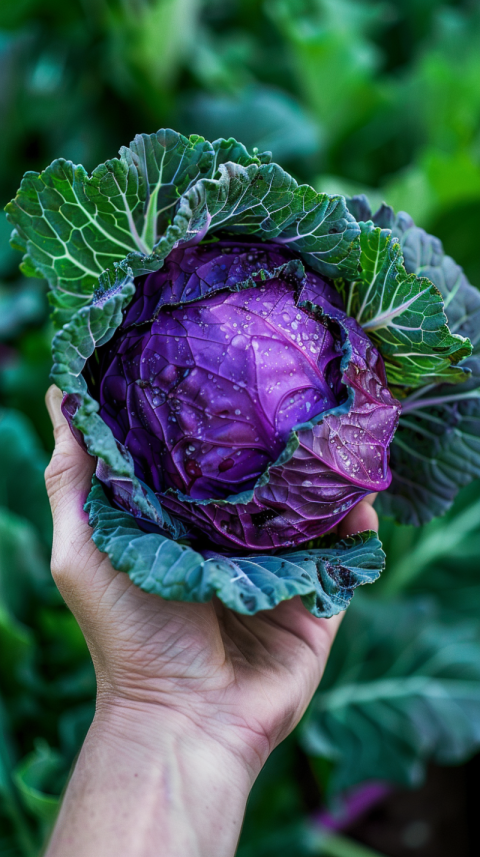 Chitrmela A close up of a hand holding a vibrant purple cabbage  2b224581 19ba 4931 99d4 4d777f9c1afb 2