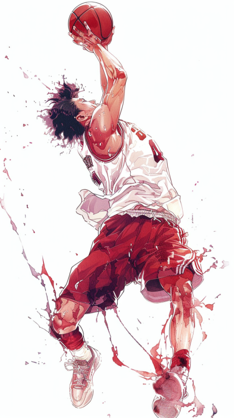 Chitrmela slam dunk Takehiko Inoue style White background   ar 9 e28f5c5c 47e0 49e5 bd20 6d02a76aa6ef 1