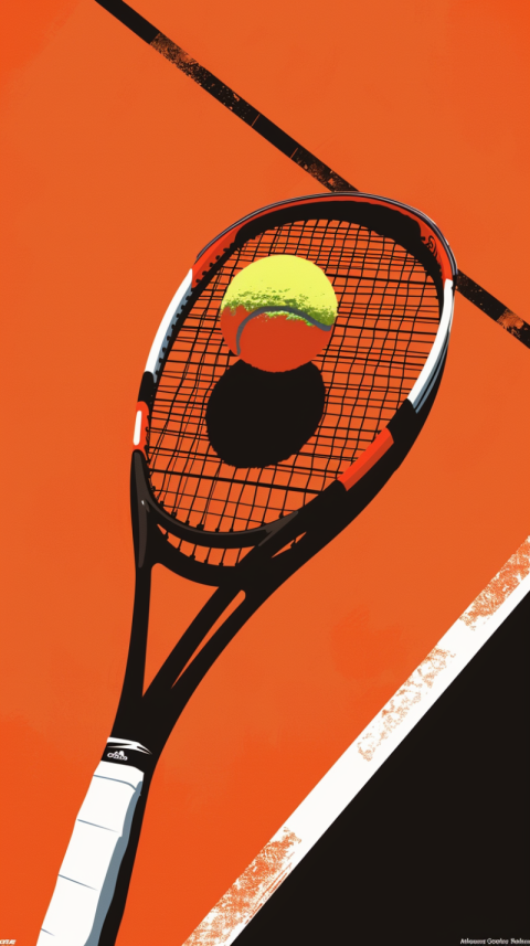 Chitrmela Roland Garros French Open poster minimalist design mod db9f259f 7e42 4b10 a2b4 30f7875819e9 1