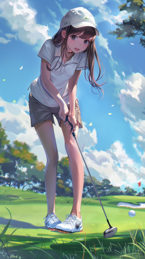 Chitrmela anime style girl playing golf   ar 916   stylize 50 0d1f85c2 cb4c 4cd2 9b9d f28041c4ece9 1