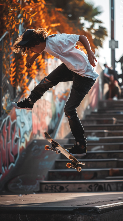 Chitrmela skateboarder doing a dope trick on a cover of a magazi a5e2410d 3d6b 4087 a881 14c449d37812 0