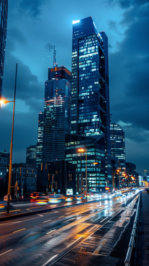 Chitrmela skyscrapers in Warsaw Poland at night   ar 916 34a38bdc 3d47 42f7 8fd6 4f95a92819a4 3