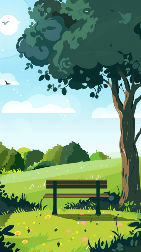 Chitrmela simple cartoon vector serene afternoon with alot of wh d01ca8d9 83a8 497b bd4f 289c6efc5001 2