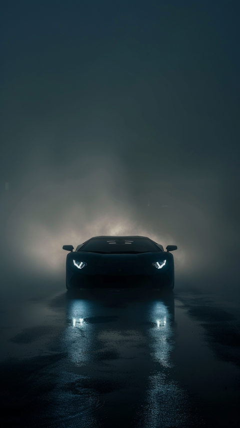 Chitrmela silhouette of a supercar in the dark fog   ar 916   st 04f9fed1 ae7c 4468 8505 2cc60b8a649d 3