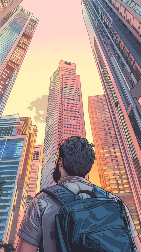 Chitrmela simple storyboard sketch cartoon style of a skyscraper 52391687 3db3 423c b36f 06bafafd4266 3