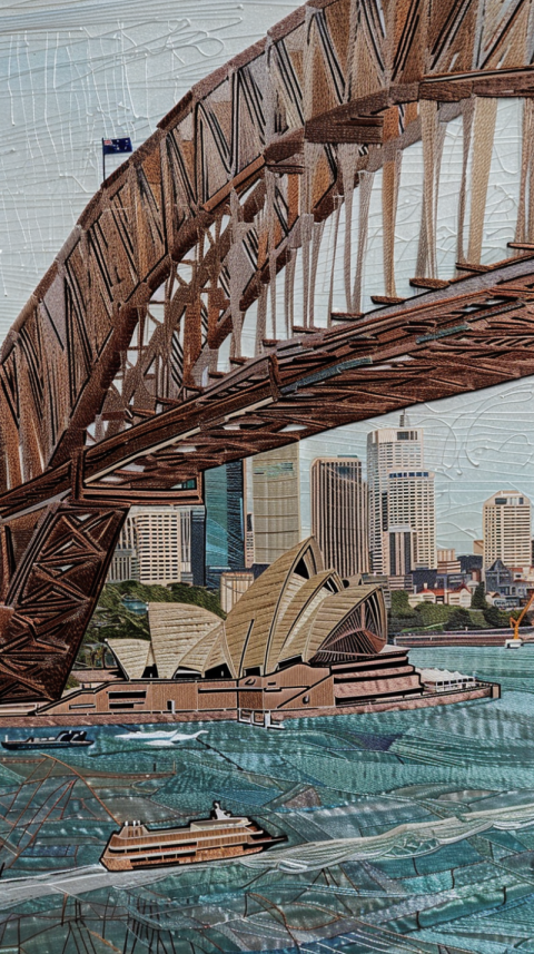 Chitrmela twine art of the Sydney harbour bridge and opera house a3fee331 3d67 49e4 b296 13a19f7b2b88 1