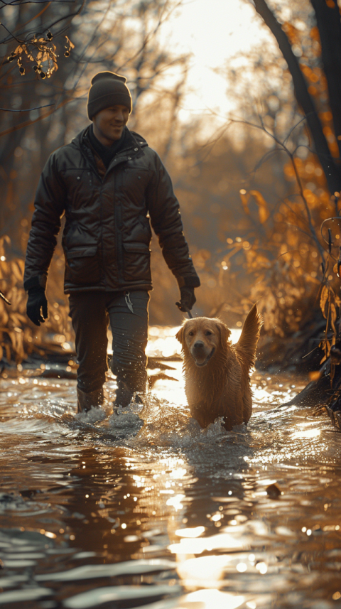 Chitrmela A happy Labrador Retriever and its owner enjoying a pl 0f638bf5 67a5 4edc a58b 311291af46b1 3