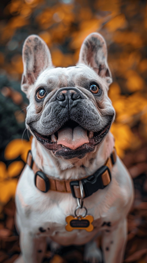 Chitrmela french bulldog  tongue out smiling  standing form Eyes 5752590c 8582 42a8 84e9 60b1f79abcf3 2