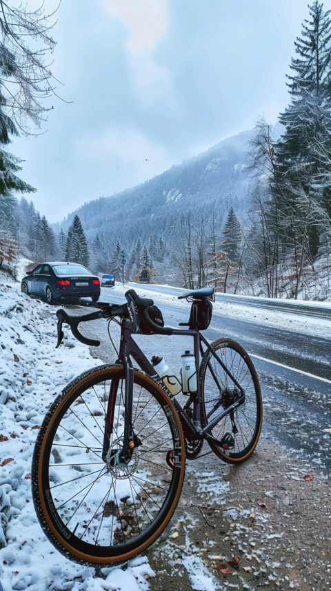 Chitrmela bicycle giant tcr dark purple car mountain road backgr d2686d9b 8f4c 4238 97ca e75e572e2f39 0