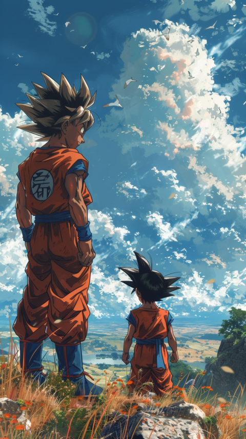 Chitrmela dragon ball z in the style of studio ghibli goku and v 951ce178 1e1b 4013 94ee ccf6b7dbd722 1