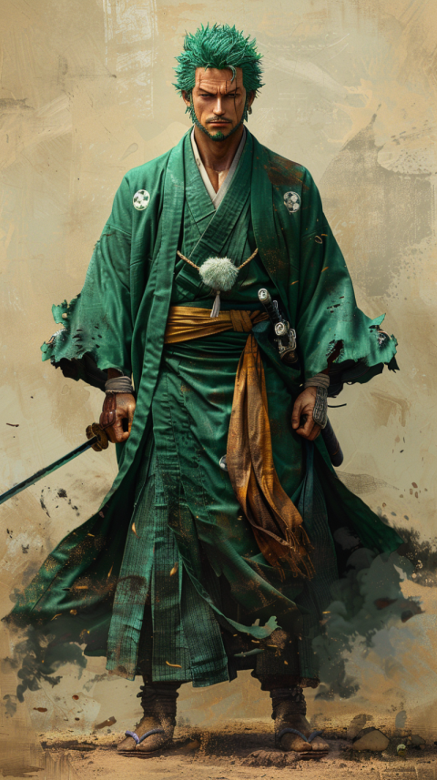 Chitrmela Roronoa Zoro wearing like samurai   ar 916   style raw da8cedb7 0242 4b71 9da4 e90aede2cdf8 3