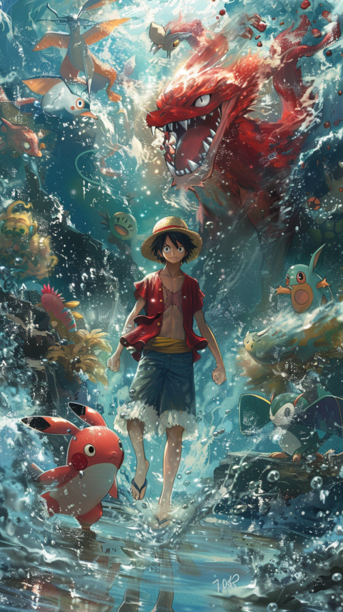 Chitrmela Luffy goes into the Pokemon dimension throwing Pokmons 724335d3 abda 461b 9381 f1084261687c 2