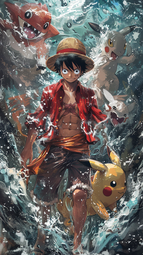 Chitrmela Luffy goes into the Pokemon dimension throwing Pokmons 724335d3 abda 461b 9381 f1084261687c 3