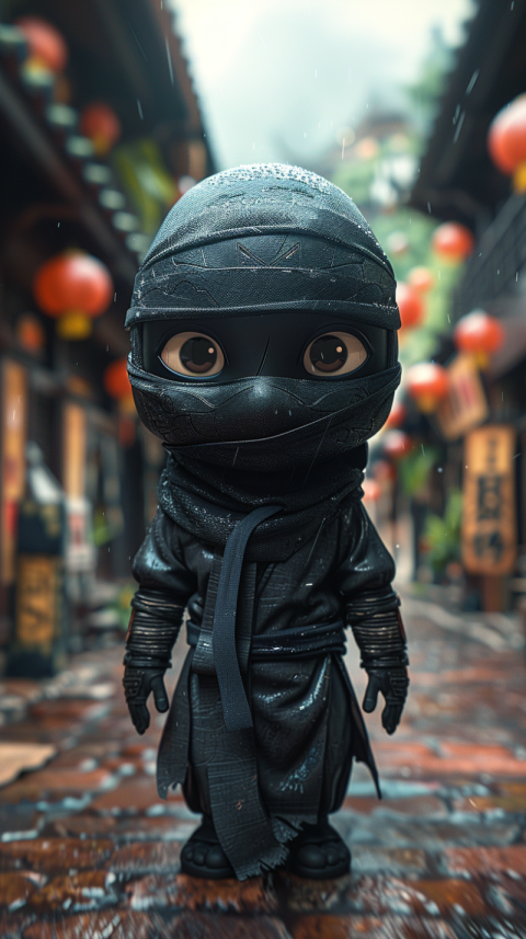 Chitrmela clumsy ninja full body mascot logo   ar 916   style ra 4552eab1 8bb2 46f4 908c fc4aef01d198 3