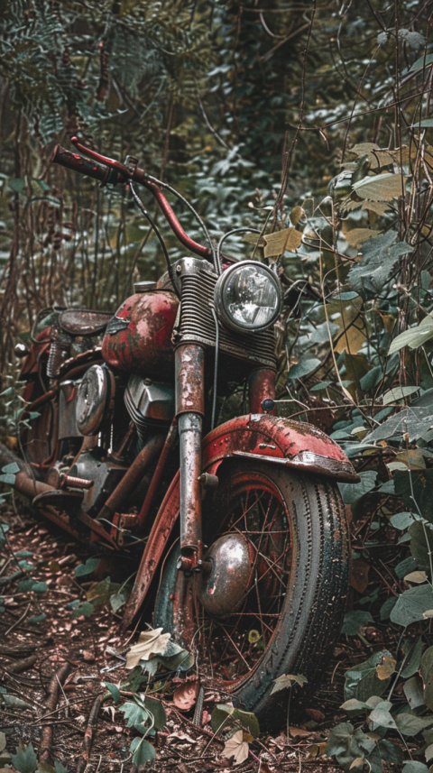 Chitrmela an abandoned Harley Davidson in an overgrown forest    6779e5c2 9aa0 4e7f 8486 7e007e3296dc 2