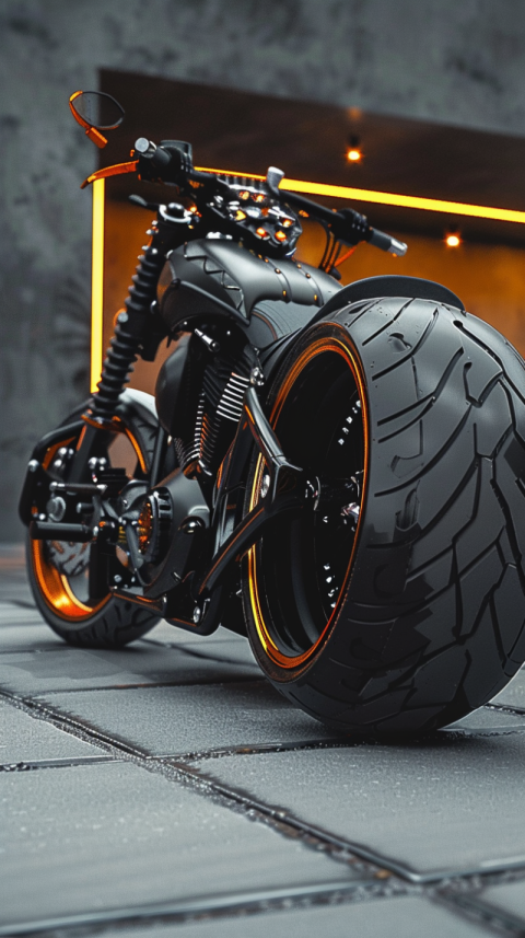 Chitrmela Futuristic gangsta harley davidson black matte paint a d4e57bfc 368b 41c8 bfba 09ab214a3ecf 1