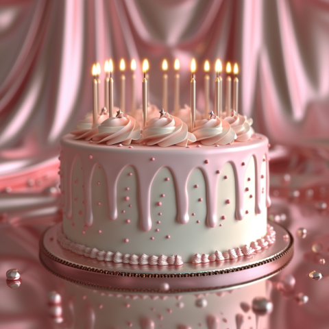 Chitrmela a background for birthday in 3d format with cake and c a9f28ddf 8e1d 4885 895e 381fd4e9cda1 1