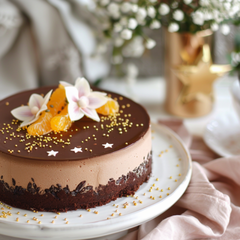 Chitrmela a chocolate cheese cake with bottom crust an orange an cef56bbb c02f 4e88 b5ea 99b4725da8bf 3