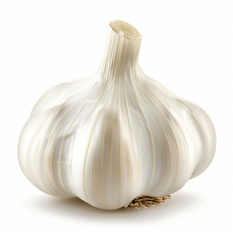 Chitrmela Generate an image of a fresh Garlic peeled with a whit 4158481c 15b0 45fc b495 924a3e789437 3