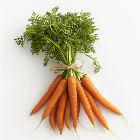 Chitrmela a bundle of carrots white background   style raw 7fb64dfb 0e42 4222 bae3 6775694326ad 0