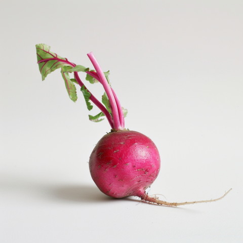 Chitrmela a photography of a red radish on white background in t af386f8c 95db 4e24 b1f3 f16f4ac05ee9 0