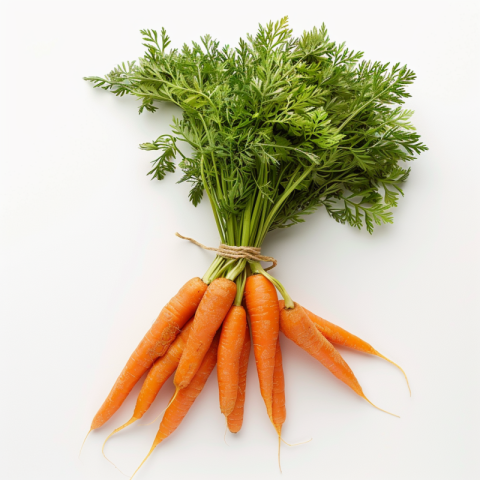 Chitrmela a bundle of carrots white background   style raw 7fb64dfb 0e42 4222 bae3 6775694326ad 1