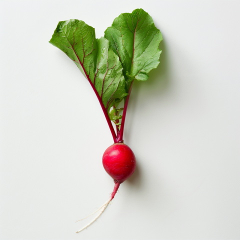 Chitrmela a photography of a red radish on white background in t be6a06a5 0687 4bdc bc71 f21e4f7daf0d 1