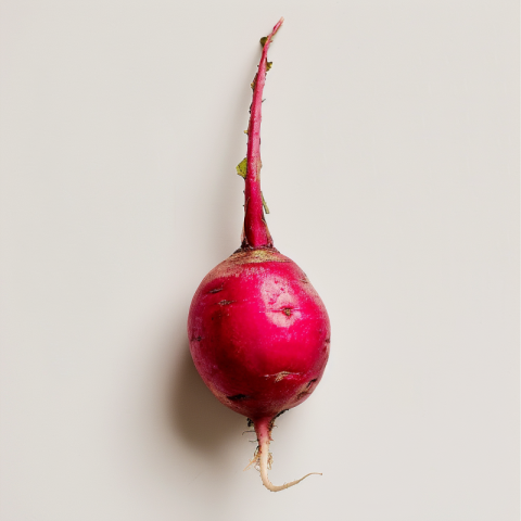 Chitrmela a photography of a red radish on white background in t af386f8c 95db 4e24 b1f3 f16f4ac05ee9 1