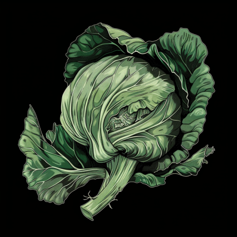 Chitrmela Ill create a detailed cabbage illustration like pen dr b1b73d4d b2cd 42a4 a295 711be571de7f 3