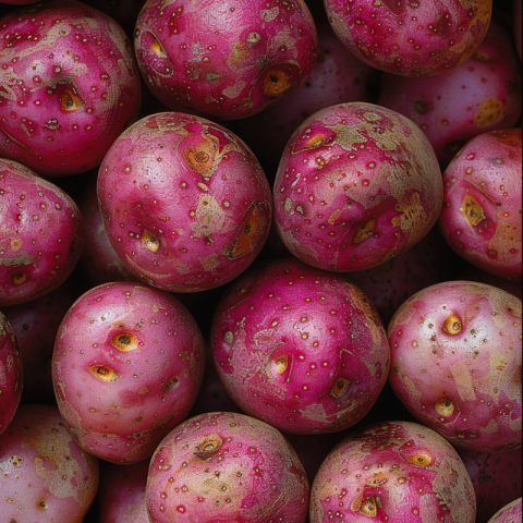 Chitrmela top view of light pink skin flamenco potatoes produce  eee30b66 62f4 4246 b24d 2c7337315a66 2