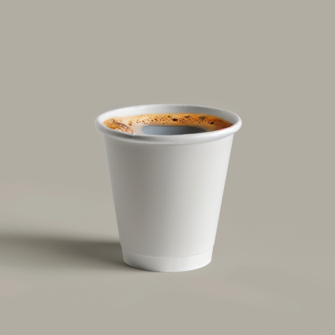 Chitrmela 50 ml white paper cup with double espresso Realism of  6cc2989c 9ccb 44a6 a083 f253916c7ae2 1