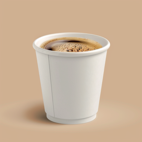 Chitrmela 50 ml white paper cup with double espresso Realism of  6cc2989c 9ccb 44a6 a083 f253916c7ae2 0