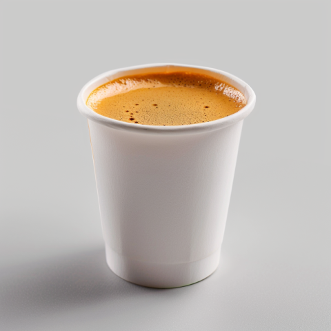 Chitrmela 50 ml white paper cup with double espresso Realism of  6cc2989c 9ccb 44a6 a083 f253916c7ae2 3