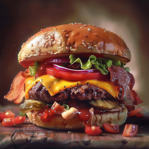 Chitrmela make the most delicious burger Make it hyper realisti 9e340138 81b3 4cd5 9352 6b5b34f7cea0 0