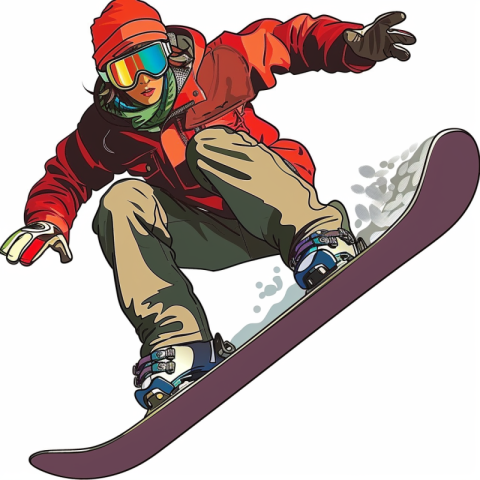 Chitrmela cartoon image of snowboarder   style raw   stylize 50 c74b0f3d 8f26 4bd8 b918 a7cdc3187a34 3