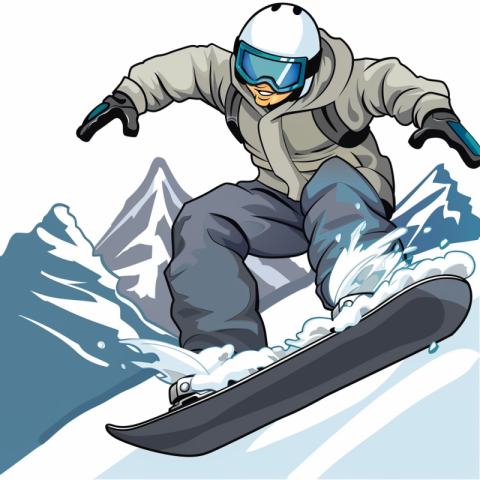 Chitrmela cartoon image of snowboarder   style raw   stylize 50 c74b0f3d 8f26 4bd8 b918 a7cdc3187a34 2