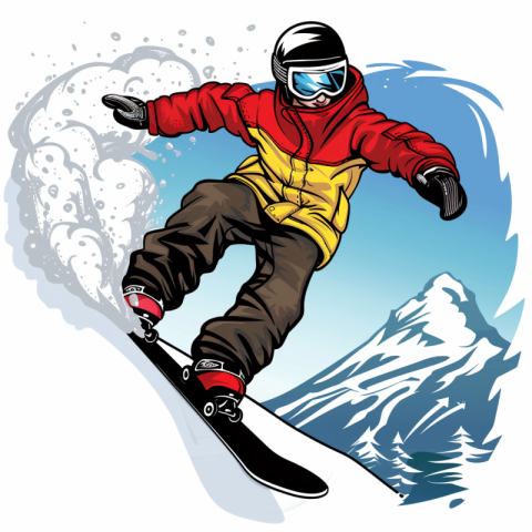 Chitrmela cartoon image of snowboarder   style raw   stylize 50 c74b0f3d 8f26 4bd8 b918 a7cdc3187a34 0