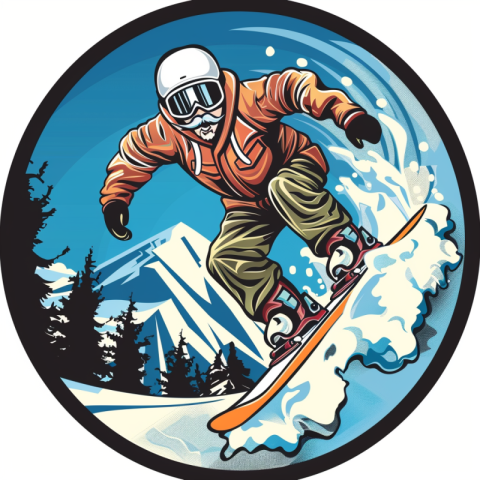 Chitrmela cartoon image of snowboarder   style raw   stylize 50 c74b0f3d 8f26 4bd8 b918 a7cdc3187a34 1