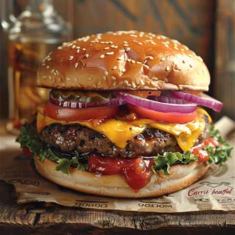 Chitrmela Delicious and juicy burger poster Carrie is beautiful  79ff1fb4 4495 4210 b6cf 236aa12a3304 2