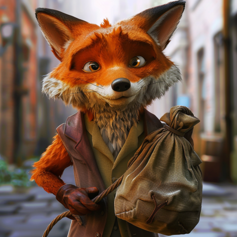 Chitrmela 3D animated fox that is a thief and carries a big brow 0640f432 7e5b 4ce7 a0db aff2012a0d71 0